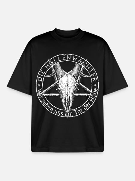 The Hell Guardians Classic - Boxy Heavyweight Unisex Organic T-Shirt by Stanley/Stella - black