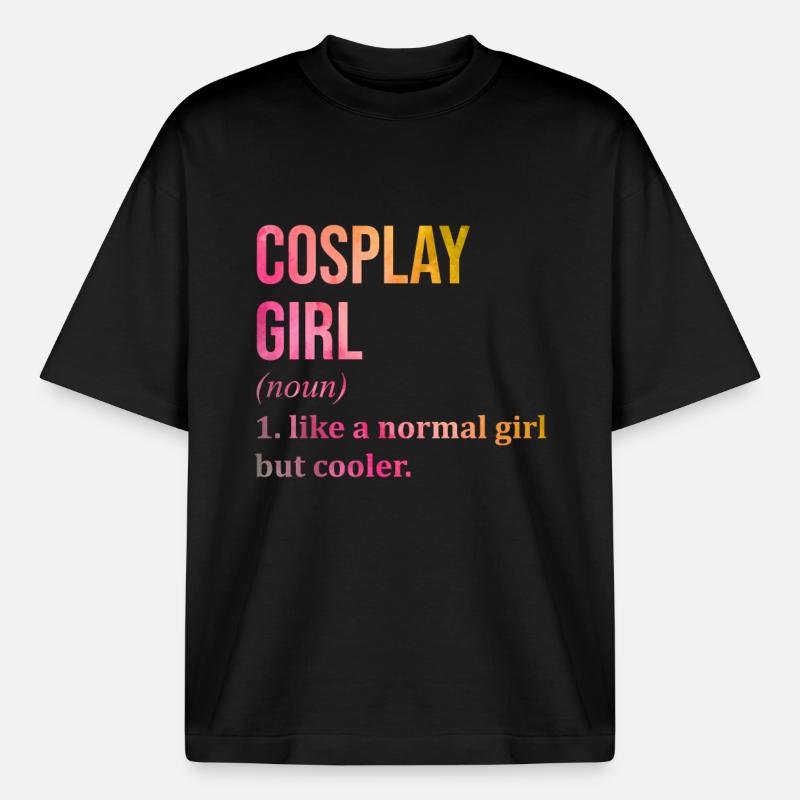 Cosplay - Heavyweight Boxy Unisex T-Shirt by Stanley/Stella - black