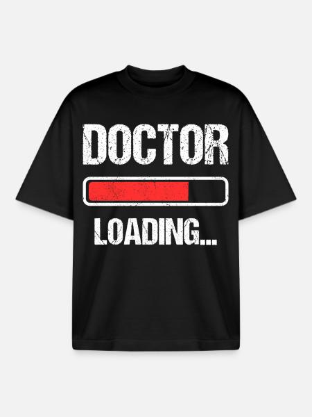 Docteur Loading I - T-shirt unisexe boxy épais biologique Stanley/Stella - noir