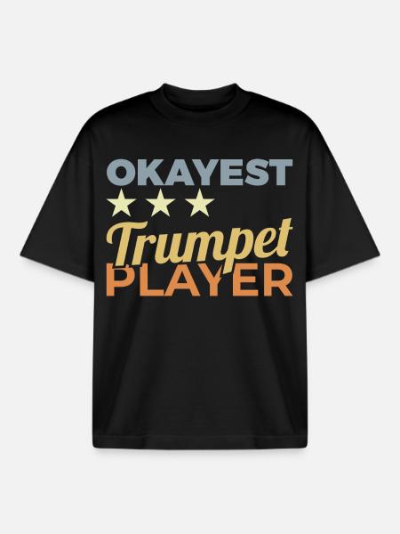 Durchschnittlicher Trompeter - Boxy Heavyweight Unisex Organic T-Shirt von Stanley/Stella - Schwarz