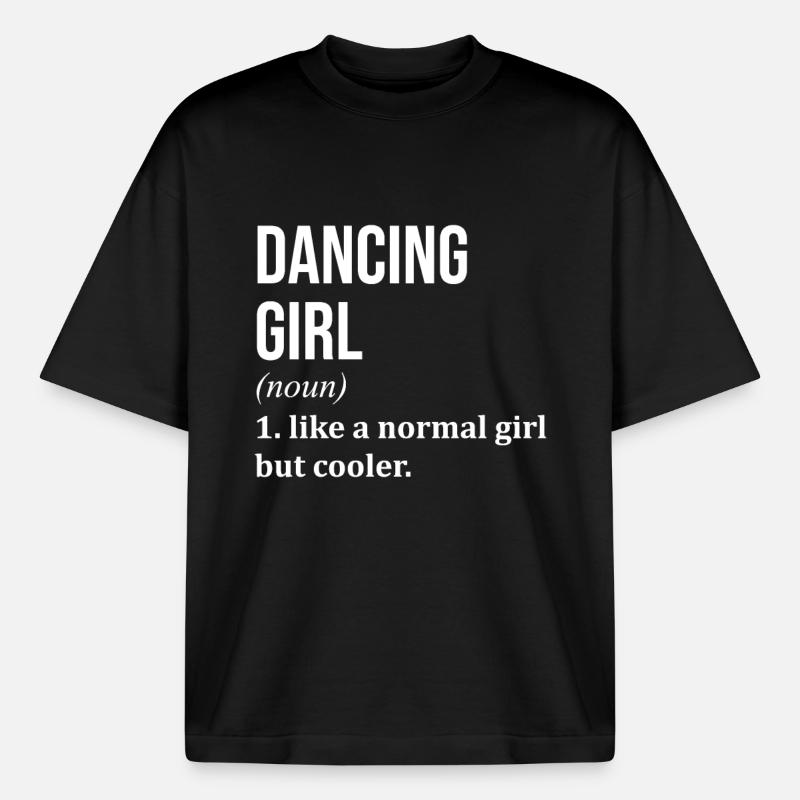 danse - T-shirt unisexe épais coupe boxy Stanley/Stella - noir