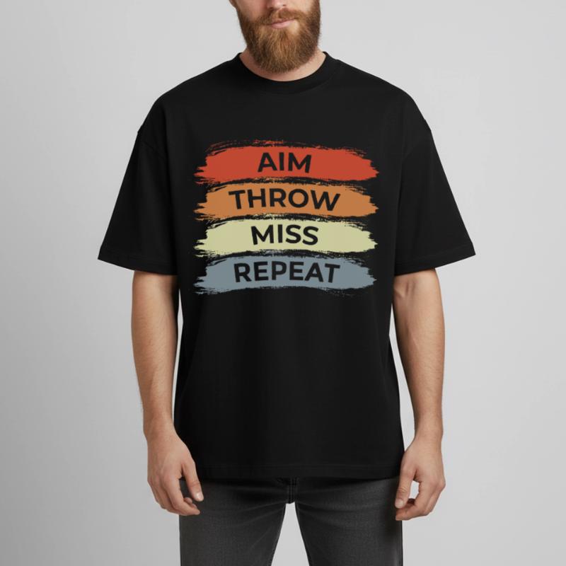 Viser Lancer Manquer Répéter T-shirt unisexe boxy épais biologique Stanley/Stella