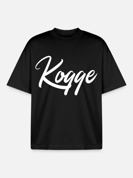 Kogge - Boxy Heavyweight Unisex Organic T-Shirt von Stanley/Stella - Schwarz