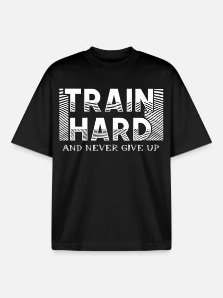 Training - Boxy Heavyweight Unisex Organic T-Shirt by Stanley/Stella - black