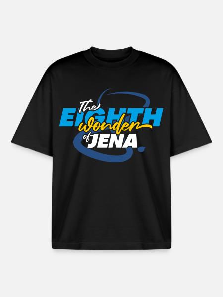 The 8th Miracle of Jena - Boxy Heavyweight Unisex Organic T-Shirt by Stanley/Stella - black