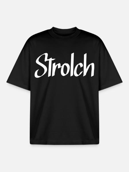 Strolch - Boxy Heavyweight Unisex Organic T-Shirt von Stanley/Stella - Schwarz