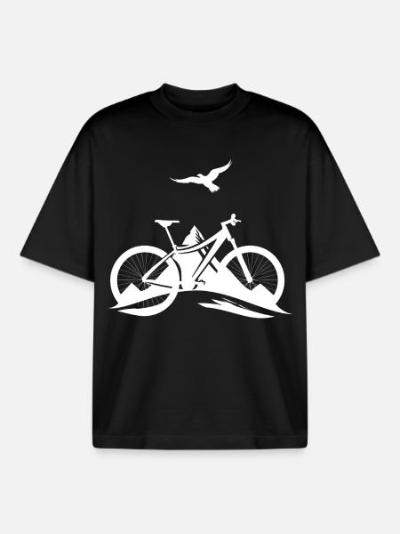 Vtt - T-shirt unisexe boxy épais biologique Stanley/Stella - noir