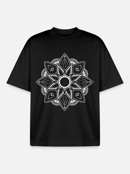 L’ de la vie - T-shirt unisexe boxy épais biologique Stanley/Stella - noir