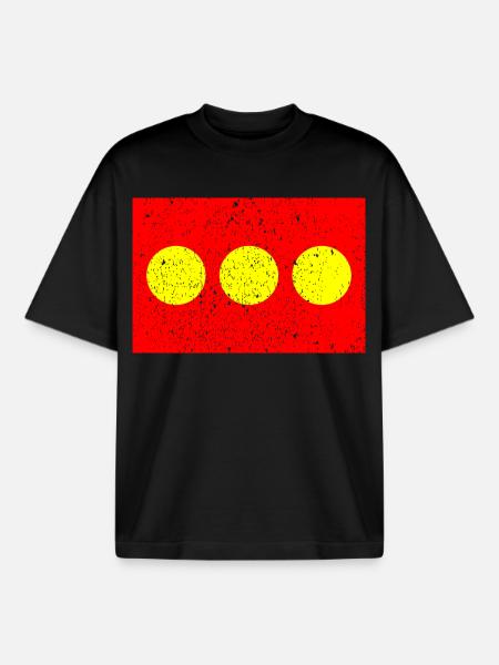 Christiania - Boxy Heavyweight Unisex Organic T-Shirt by Stanley/Stella - black