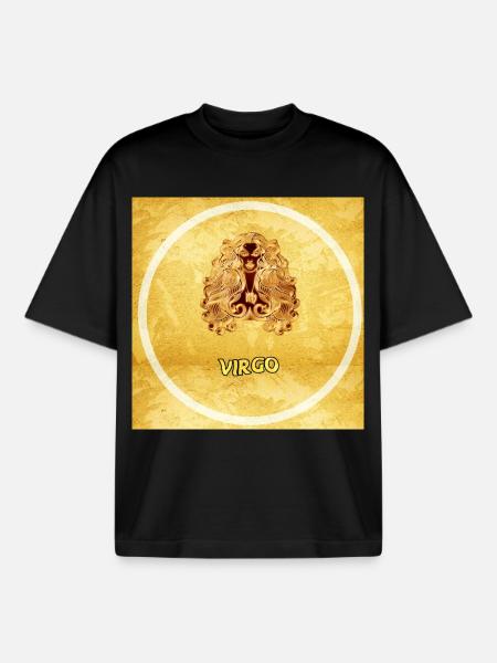 Vierge - T-shirt unisexe boxy épais biologique Stanley/Stella - noir