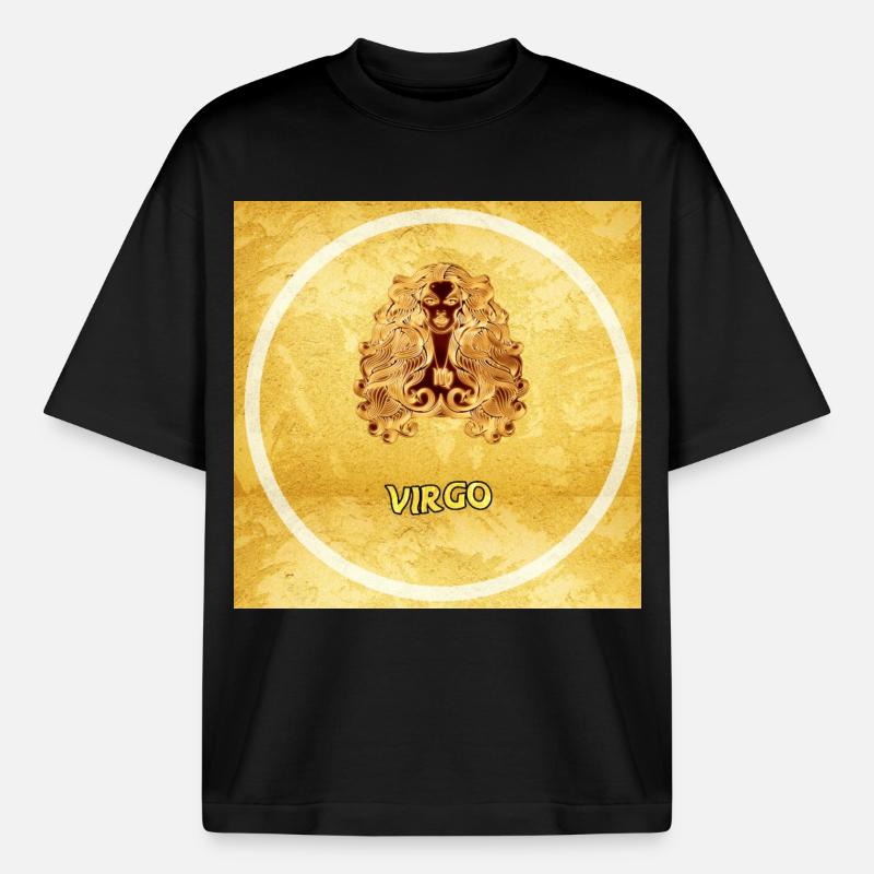 Vierge - T-shirt unisexe épais coupe boxy Stanley/Stella - noir