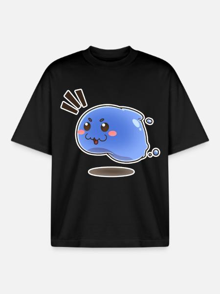 Kleiner springender Schleim - Boxy Heavyweight Unisex Organic T-Shirt von Stanley/Stella - Schwarz