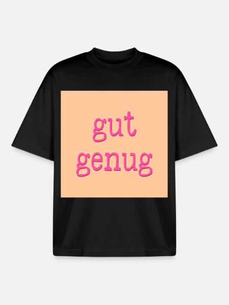 nervensystem gut genug - Boxy Heavyweight Unisex Organic T-Shirt von Stanley/Stella - Schwarz