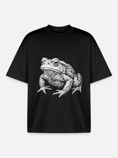 Toad - Boxy Heavyweight Unisex Organic T-Shirt by Stanley/Stella - black