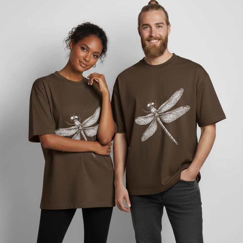 Dragonfly Heavyweight Boxy Unisex T-Shirt by Stanley/Stella
