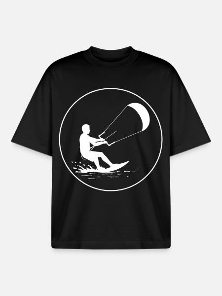 Wind under control - Boxy Heavyweight Unisex Organic T-Shirt by Stanley/Stella - black