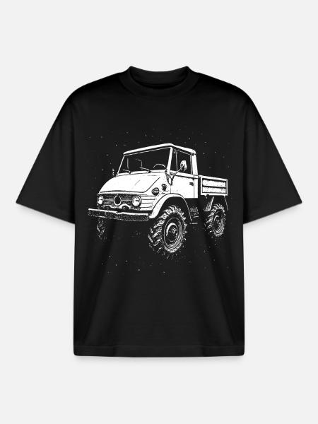 Puissance avec un statut culte - T-shirt unisexe boxy épais biologique Stanley/Stella - noir