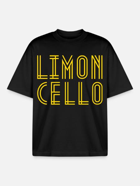 LIMONCELLO - Boxy Heavyweight Unisex Organic T-Shirt von Stanley/Stella - Schwarz