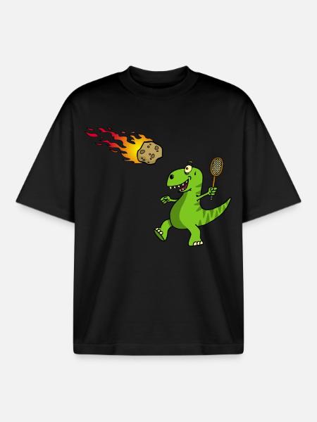 Rücksendung an den Absender - Boxy Heavyweight Unisex Organic T-Shirt von Stanley/Stella - Schwarz