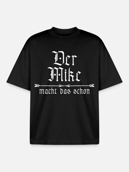 Mike is already doing it - Boxy Heavyweight Unisex Organic T-Shirt by Stanley/Stella - black