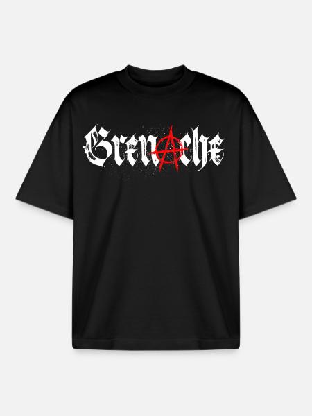 grenache_anarchie - Boxy Heavyweight Unisex Organic T-Shirt by Stanley/Stella - black