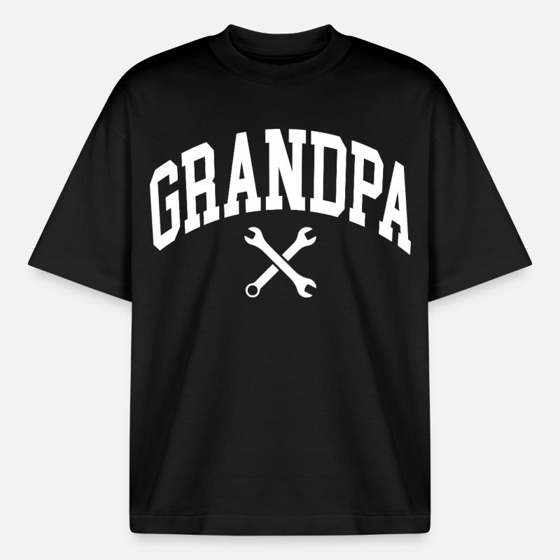 Papi - T-shirt unisexe épais coupe boxy Stanley/Stella - noir