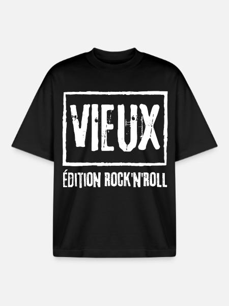 OLD Rock Edition - Boxy Heavyweight Unisex Organic T-Shirt von Stanley/Stella - Schwarz