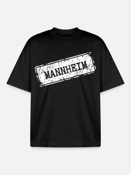 Mannheim - Boxy Heavyweight Unisex Organic T-Shirt by Stanley/Stella - black
