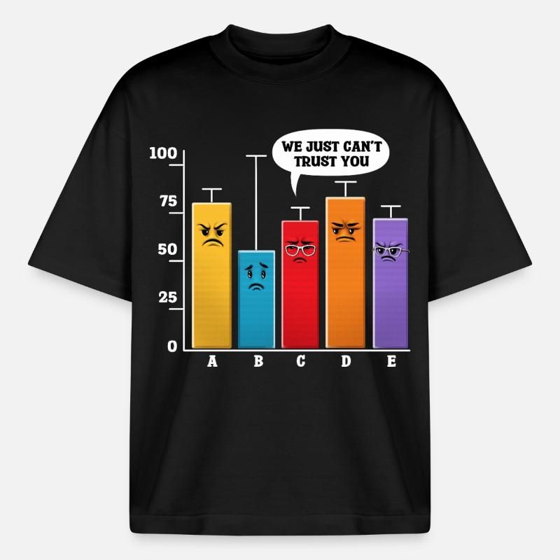 Data Science Analysis - Heavyweight Boxy Unisex T-Shirt by Stanley/Stella - black