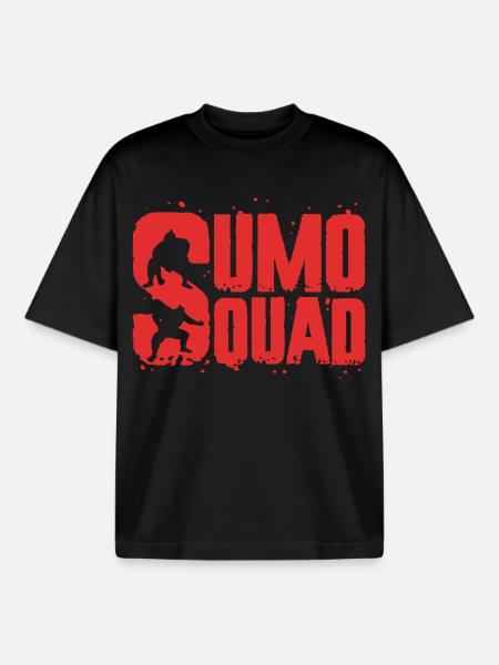 Sumo wrestlers Sumo Wrestling Nagoya Sumo Squad - Boxy Heavyweight Unisex Organic T-Shirt by Stanley/Stella - black