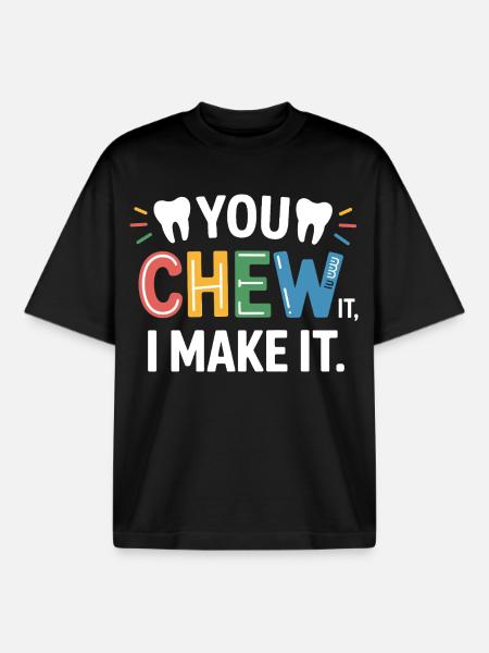 Dentalkeramik Techniker Kunst - Boxy Heavyweight Unisex Organic T-Shirt von Stanley/Stella - Schwarz