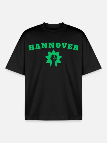 Hanover - Boxy Heavyweight Unisex Organic T-Shirt by Stanley/Stella - black