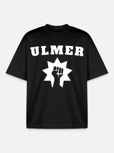 Ulmer - T-shirt unisexe boxy épais biologique Stanley/Stella - noir