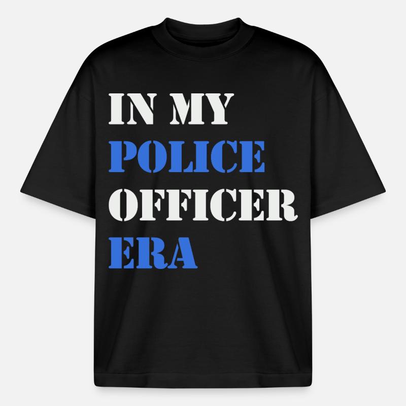 In meiner Polizeiära - Boxy Heavyweight Unisex Organic T-Shirt von Stanley/Stella - Schwarz
