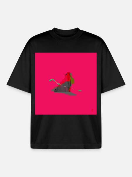 TEXTURA_DE_COLOR_#22 - T-shirt unisexe boxy épais biologique Stanley/Stella - noir