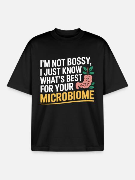 Professional Dietitian Microbiome Expert  - Boxy Heavyweight Unisex Organic T-Shirt by Stanley/Stella - black