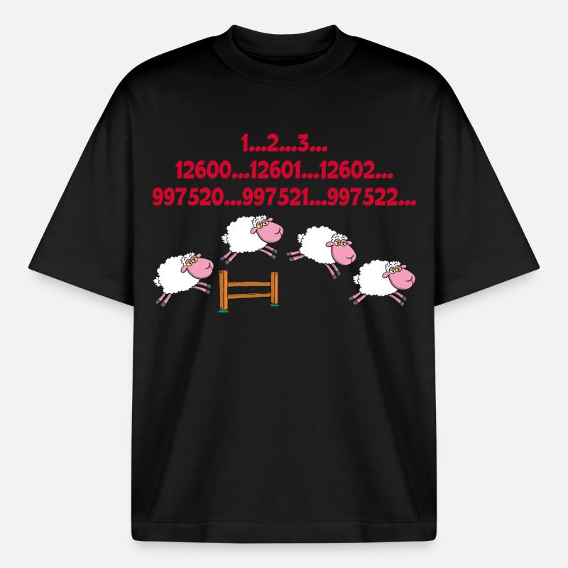 La technique de l'insomniaque - T-shirt unisexe épais coupe boxy Stanley/Stella - noir