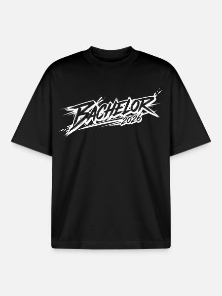 Bachelor 2026 - Boxy Heavyweight Unisex Organic T-Shirt by Stanley/Stella - black
