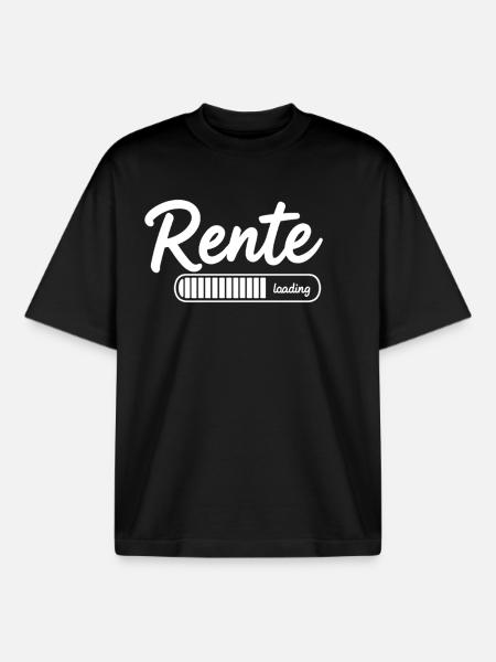 Pension 2026 loading Finally retirement - Boxy Heavyweight Unisex Organic T-Shirt by Stanley/Stella - black