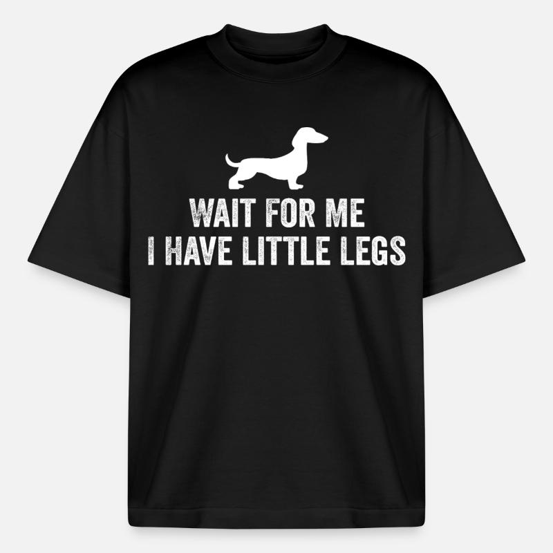 Bester Dackel Mama Papa Hundebesitzer Geschenk - Boxy Heavyweight Unisex Organic T-Shirt von Stanley/Stella - Schwarz