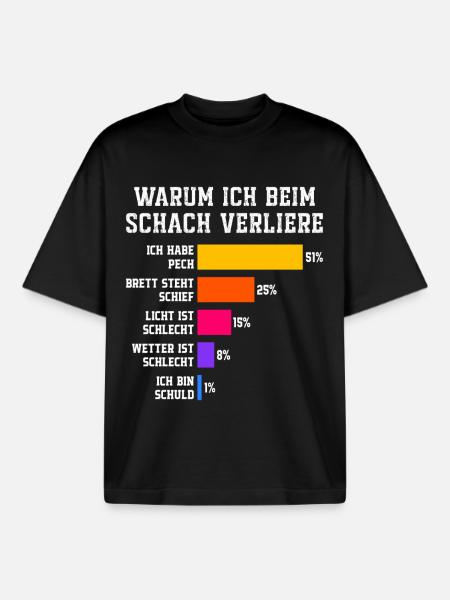 Why I lose at squash Squash - Boxy Heavyweight Unisex Organic T-Shirt by Stanley/Stella - black