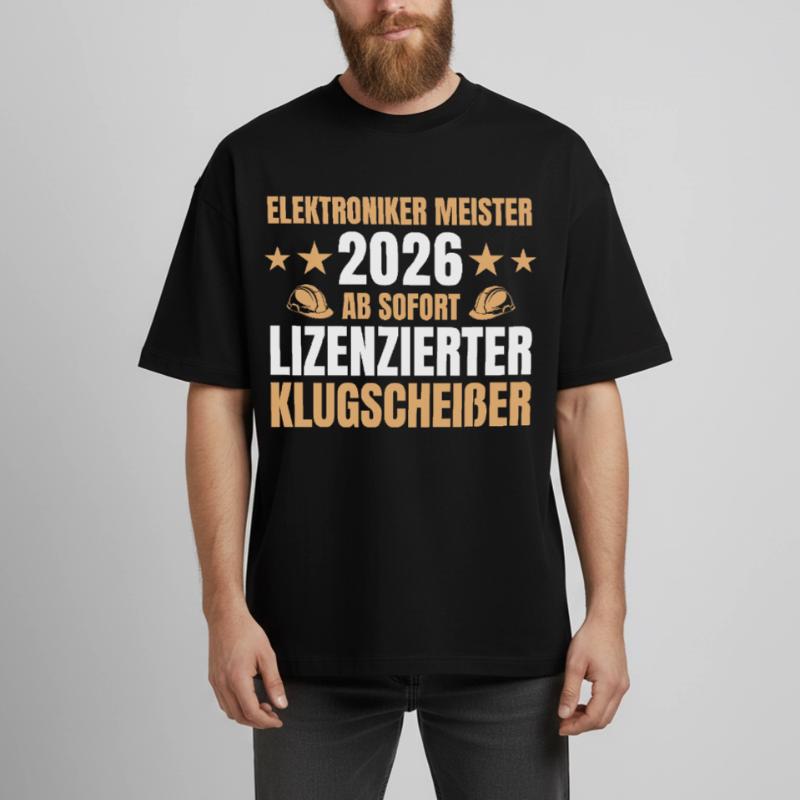 Master Electronics Technician 2026 Master Craftsman Examination Passed Boxy Heavyweight Unisex Organic T-Shirt by Stanley/Stella