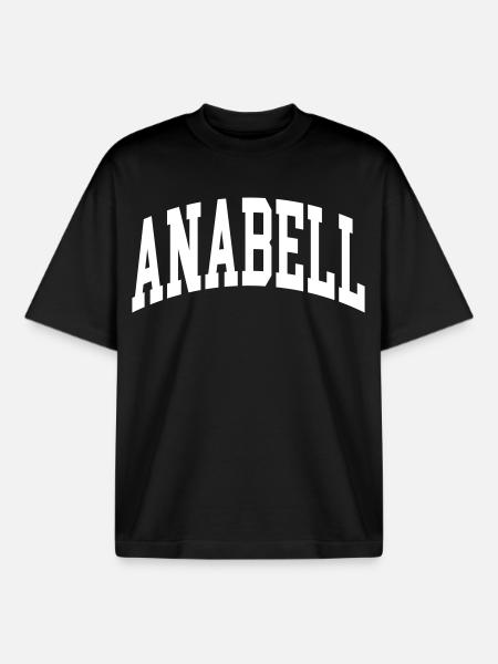 Anabell - T-shirt unisexe boxy épais biologique Stanley/Stella - noir