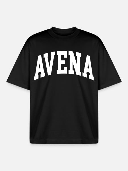 Avena - Boxy Heavyweight Unisex Organic T-Shirt by Stanley/Stella - black