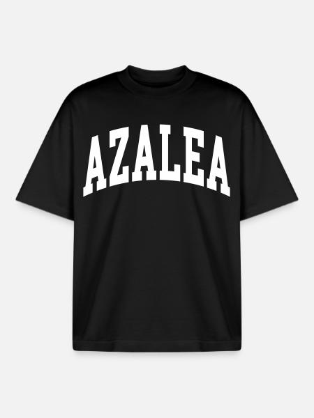 Azalea - Boxy Heavyweight Unisex Organic T-Shirt by Stanley/Stella - black