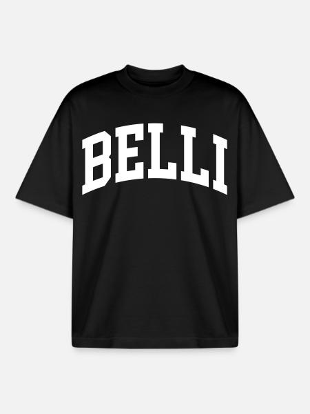Belli - Boxy Heavyweight Unisex Organic T-Shirt by Stanley/Stella - black