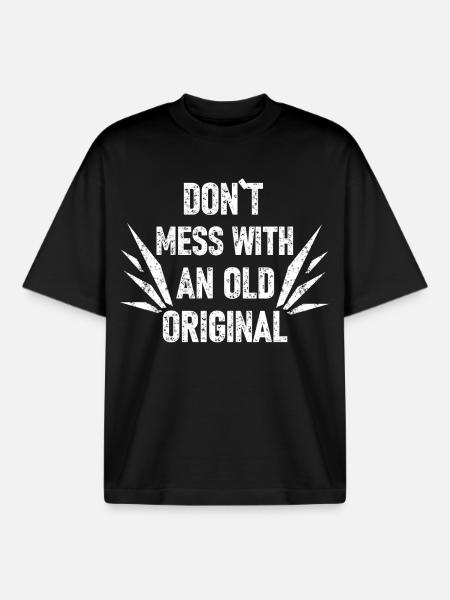 Cool Saying Rocker - Boxy Heavyweight Unisex Organic T-Shirt by Stanley/Stella - black