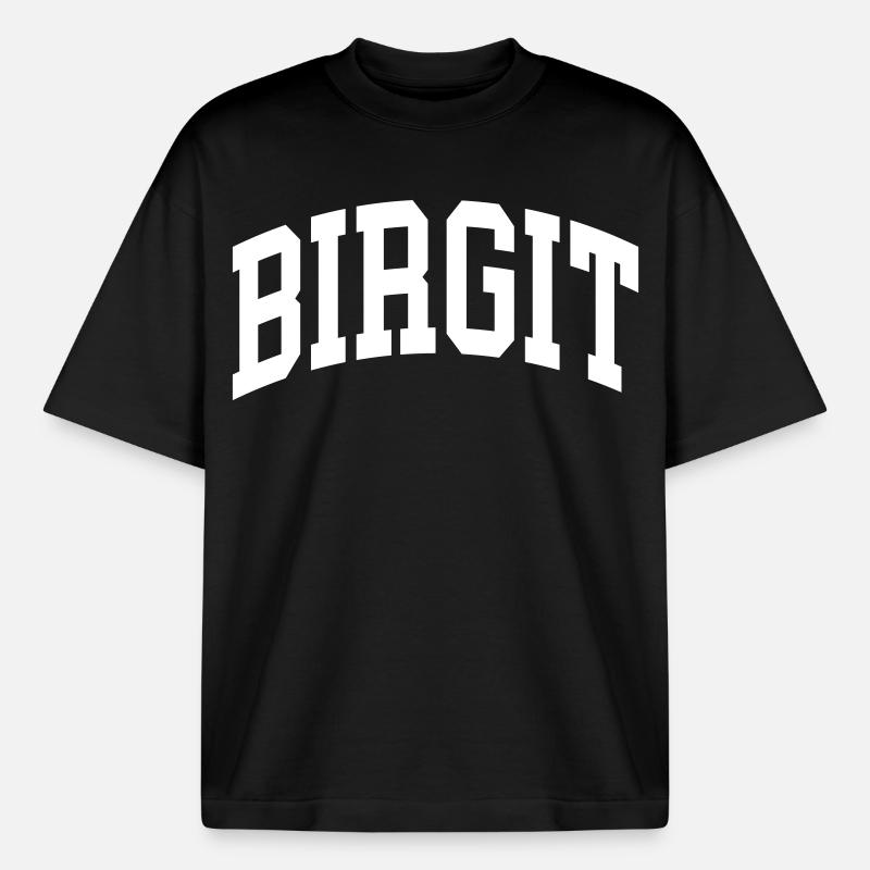 Birgit - Heavyweight Boxy Unisex T-Shirt by Stanley/Stella - black