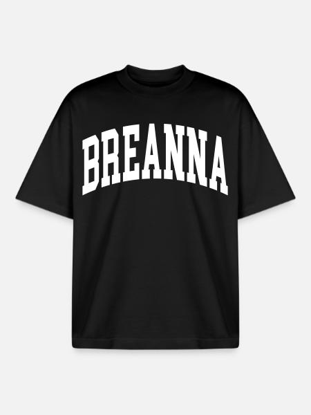 Breanna - T-shirt unisexe boxy épais biologique Stanley/Stella - noir