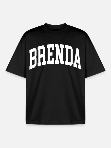Brenda - T-shirt unisexe boxy épais biologique Stanley/Stella - noir